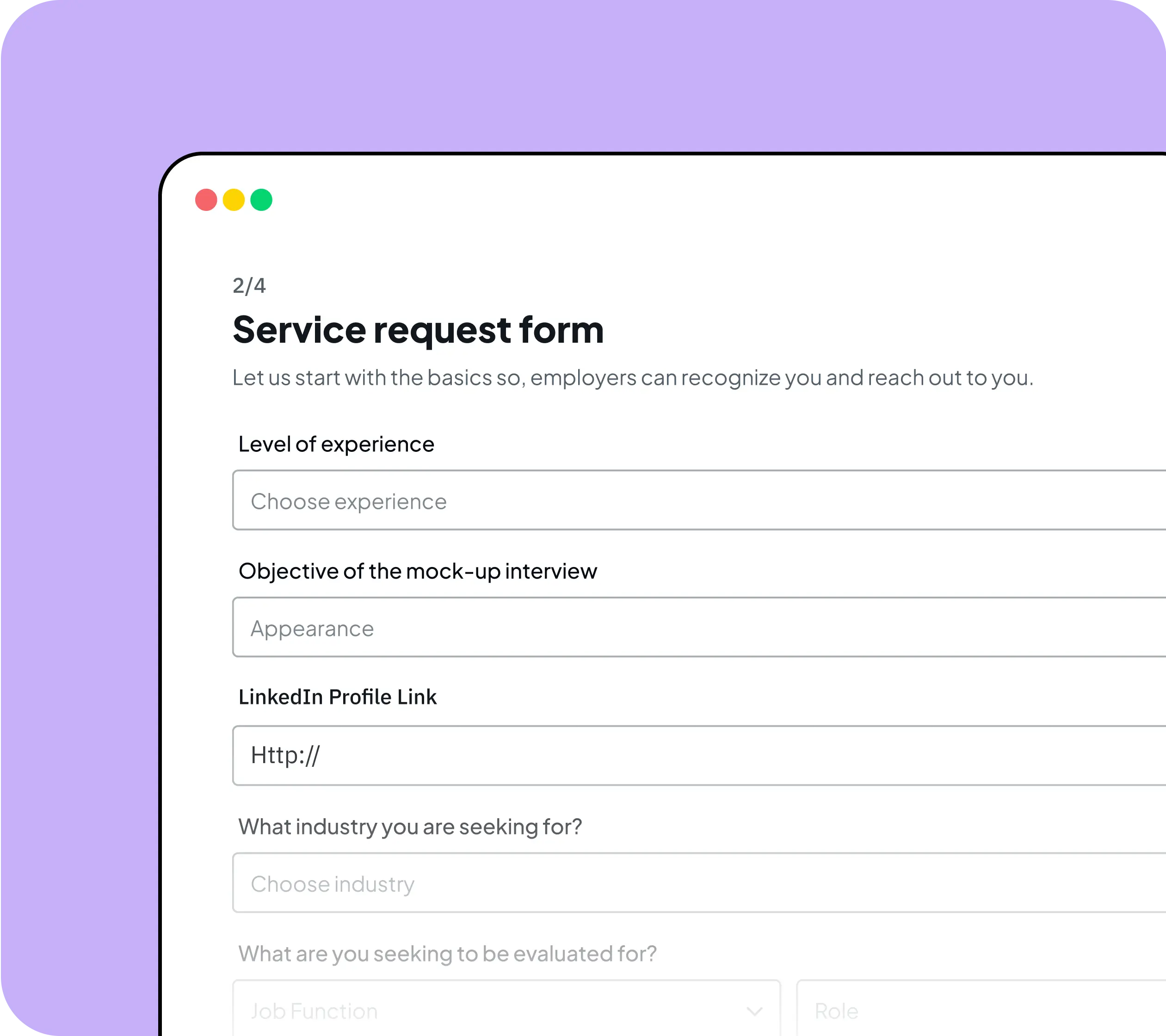 Submit Your Evaluation Requirements